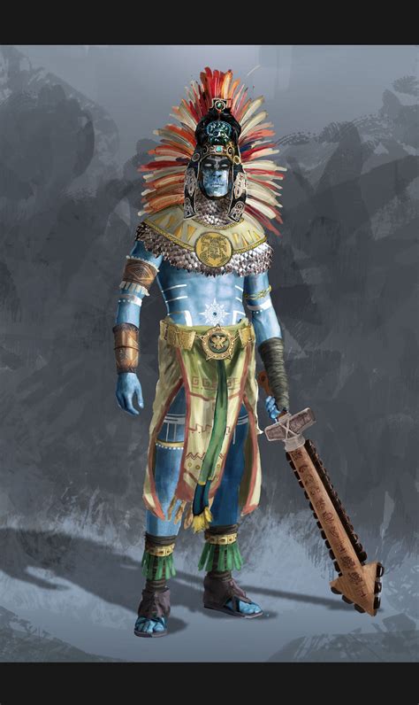 aztec warrior fantasy art